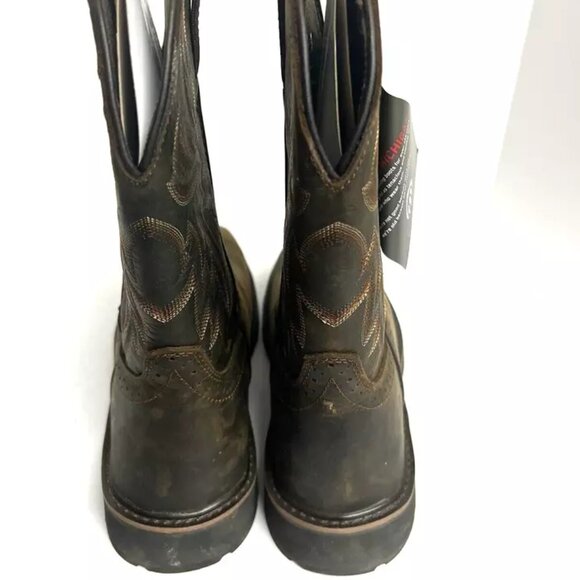Wolverine Mens Rancher Steel Toe Work Boots Brown, Size 11 M main image 6